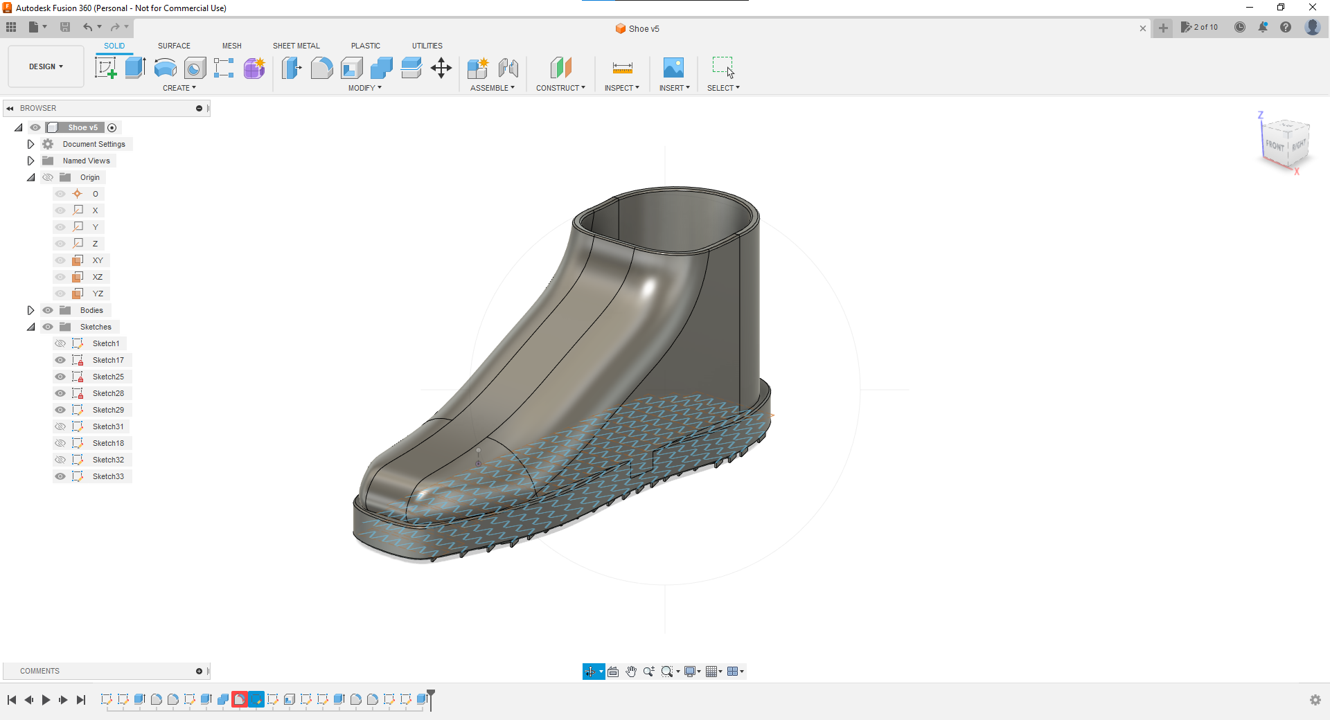 sapato 3D print model - Mito3D