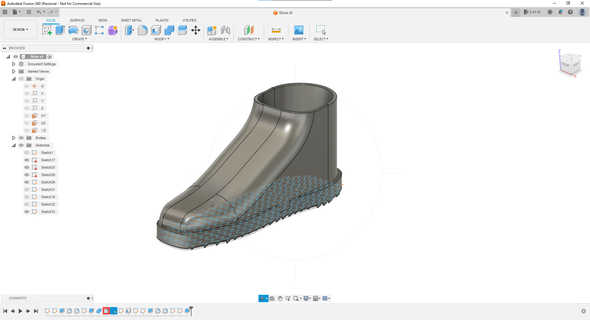 Schuh 3d print model - Mito3D