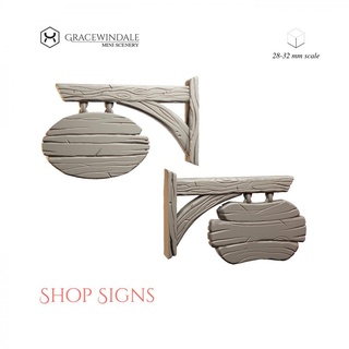 shop signs Others 3d print model - Mito3D