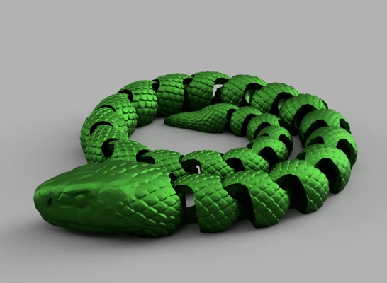 curta serpente 3d modelos baixar crialidade nuvem 3d print model - Mito3D