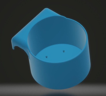 duş sulu Kulp destek ev halkı 3d print model - Mito3D