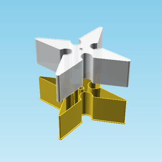 shuriken 0023 nid boîte v2 3d print model - Mito3D