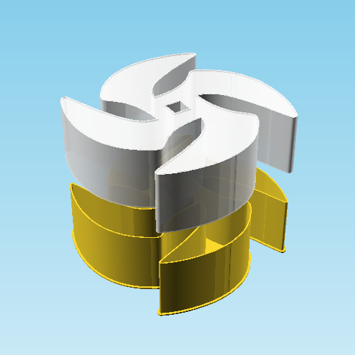 shuriken 004b nestable box v2 Others 3D print model - Mito3D
