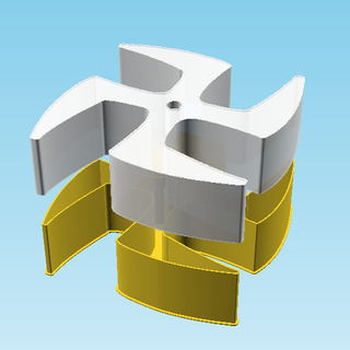 shuriken 004f anidable caja v2 3d print model - Mito3D