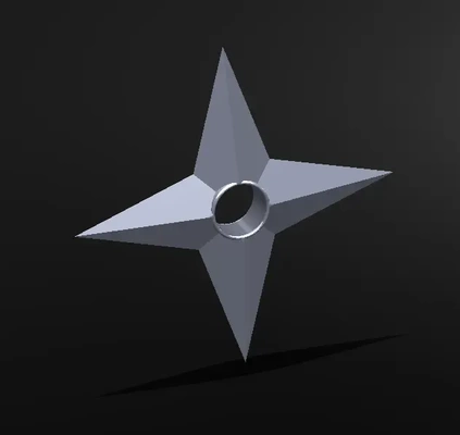 shuriken 3d modeller indir creality bulut 3d print model - Mito3D