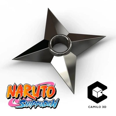 shuriken naruto 3d modelle download realität wolke 3d print model - Mito3D