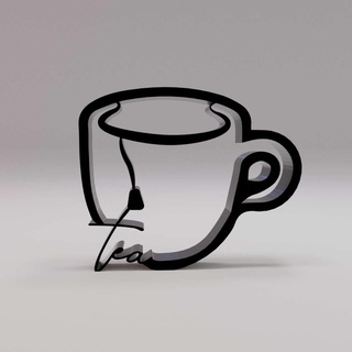 signature tea Home Decor 3d print model - Mito3D