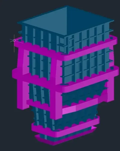 silo de rom minerio ferro 3d modelli scarica creality nube 3d print model - Mito3D