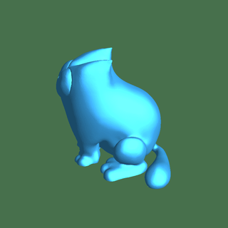 Simons gato ficticio caracteres 3d print model - Mito3D