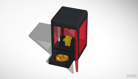 simples 3d impressora maquinaria equipamento 3d print model - Mito3D