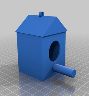 Facile oiseau maison jouets Jeux 3d print model - Mito3D