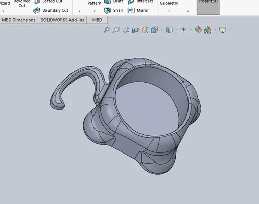 semplice gatto ciotola 3d modelli scarica creality nube 3d print model - Mito3D