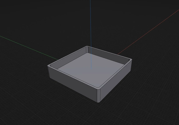 simple desk container 3d models download creality cloud 3d print model - Mito3D