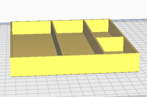 sencillo escritorio ordenado casa 3d print model - Mito3D