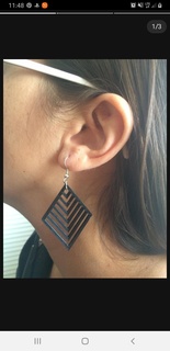 simple earrings Jewellery 3d print model - Mito3D