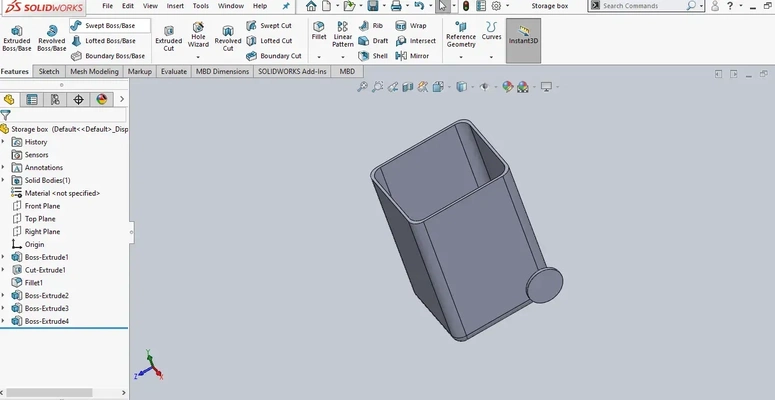 semplice conservazione scatola 3d modelli scarica creality nube 3d print model - Mito3D