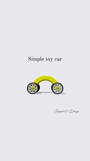 einfach Spielzeug Wagen 33 Autos 3d print model - Mito3D