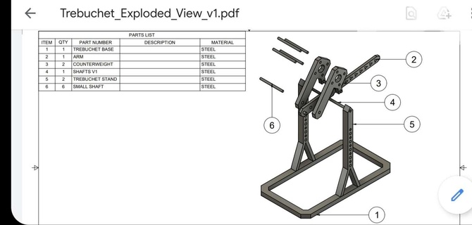 simples catapulta industrial equipamento 3d print model - Mito3D