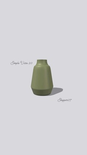 simple vase 20 Nature & Plants 3d print model - Mito3D