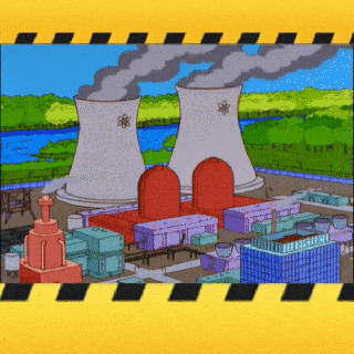 Simpsons nuclear plantar vaso lápis escova dente suporte casa decoração 3d print model - Mito3D