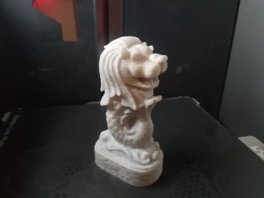 singapur merlion yeniden ölçmek 3d modeller indir creality bulut 3d print model - Mito3D