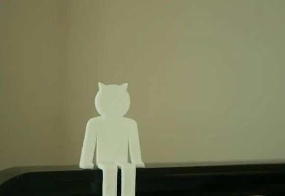 emplazamiento palo gato hombre 3d modelos descargar crealidad nube 3d print model - Mito3D