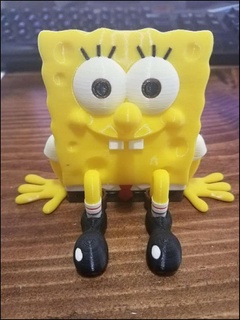 sitting spongebob Others 3d print model - Mito3D