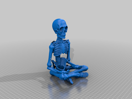 esqueleto modelo gerado revopoint pop 3d modelos baixar crialidade nuvem 3d print model - Mito3D