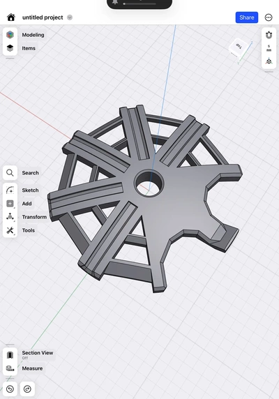 esquí polo cesta 3d modelos descargar crealidad nube 3d print model - Mito3D