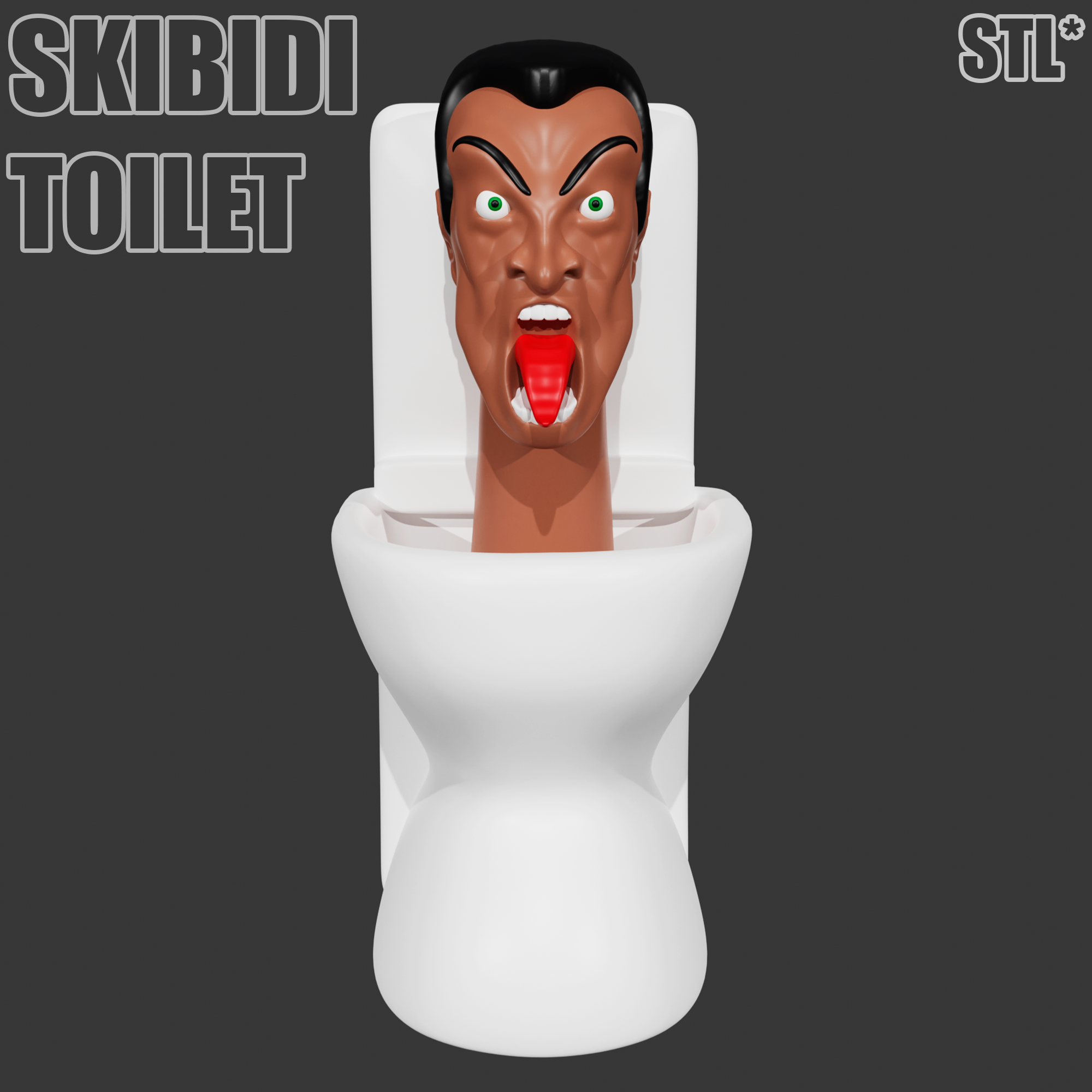 skibidi baño g man toilet 3D print model - Mito3D