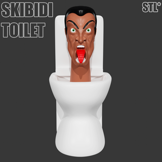 skibidi toilette man toilet 3d print model - Mito3D
