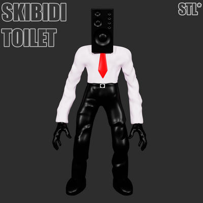 skibidi toilet speakerman 3d models download creality cloud 3d print model - Mito3D
