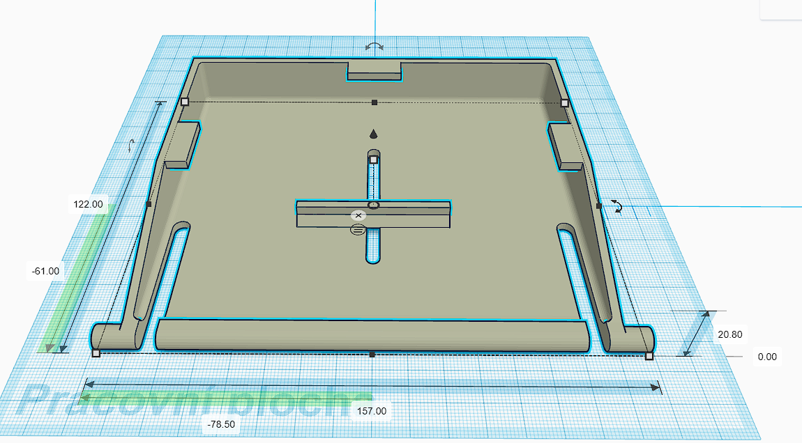 écumoire porte 3D print model - Mito3D