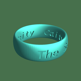 skin queen ring Jewellery 3d print model - Mito3D