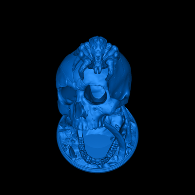 cráneo 3d modelos descargar crealidad nube caracteres 3d print model - Mito3D
