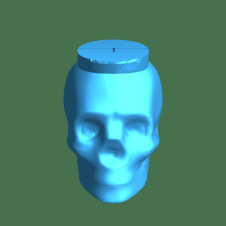 cranio candela muffa corpo parti 3d print model - Mito3D