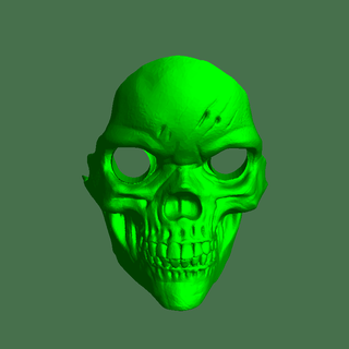 crânio mascarar 3d modelos baixar crialidade nuvem máscaras capacetes 3d print model - Mito3D