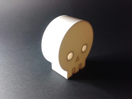 crânio nestable caixa v1 3d print model - Mito3D