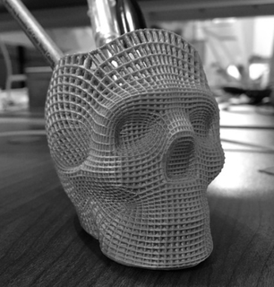 skull pencil holder 3d models download creality cloud Sculptures & Cultural Relics 3d print model - Mito3D