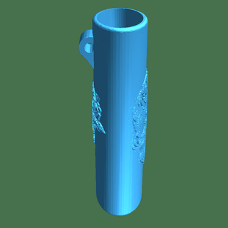 skull rose bic lighter holder 3d models download creality cloud Tools 3d print model - Mito3D