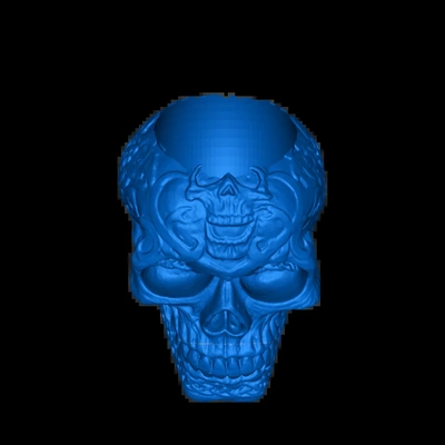 skull succulent planter 3d models download creality cloud 3d print model - Mito3D