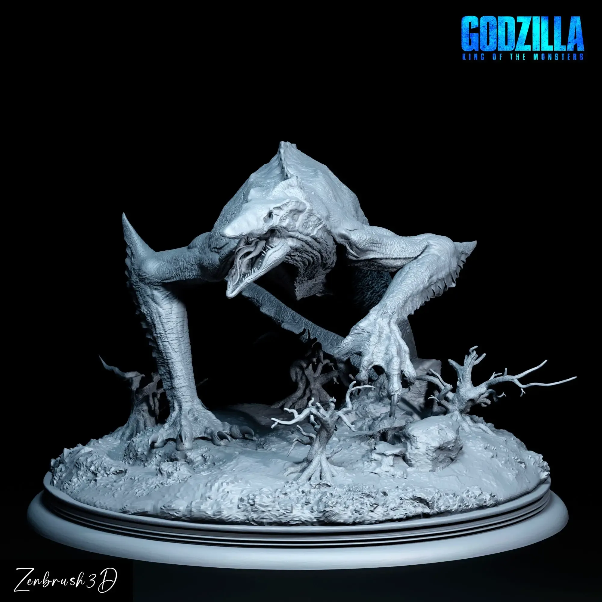 skullcrawler - kong skull island godzilla 3d printing models download creality cloud 3D print model - Mito3D