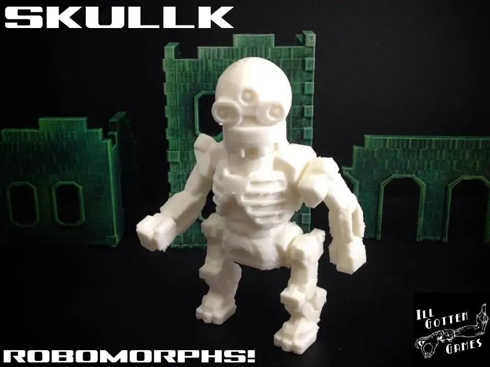 skullk robomorph 3d modeller indir creality bulut 3D print model - Mito3D