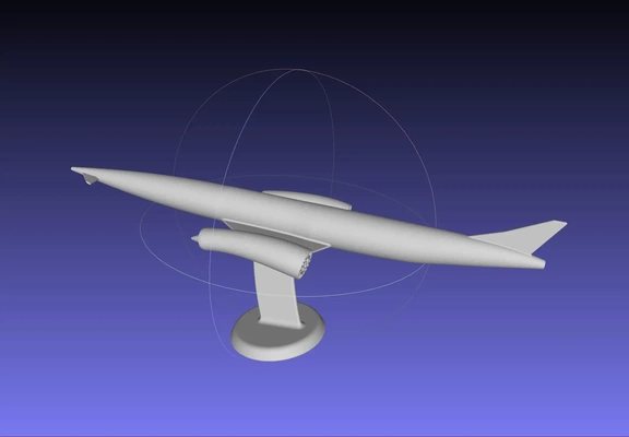 skylon avião espacial miniatura 3d modelos baixar crialidade nuvem 3d print model - Mito3D