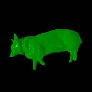 uyuyor Corgi hayvanlar 3d print model - Mito3D