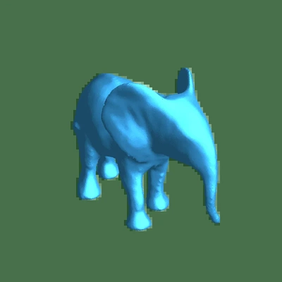 elefante 3d modelos descargar crealidad nube 3d print model - Mito3D