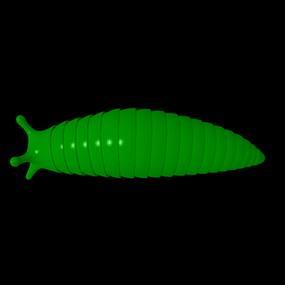 slug Insects 3d print model - Mito3D