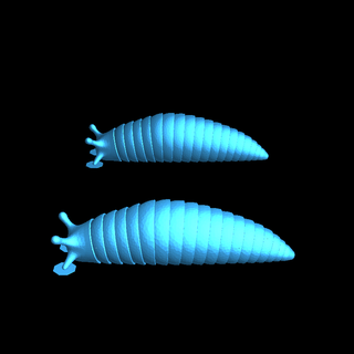 slug Animals 3d print model - Mito3D