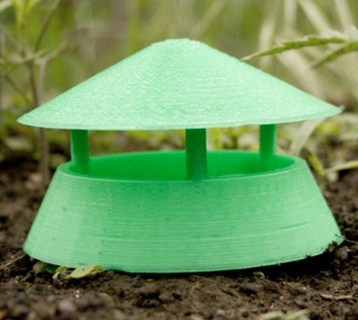 slug trap Nature & Plants 3d print model - Mito3D