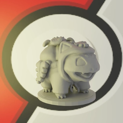 slumber party bulbasaur 3d models download creality cloud toys & games 3d print model - Mito3D